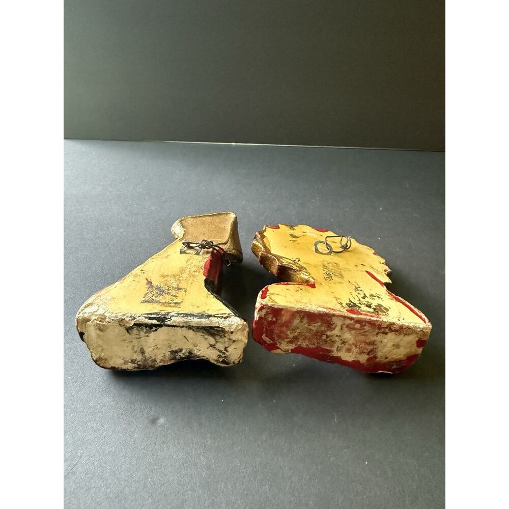 Vintage Ceramic MCM Happy Asian Couple Man Woman Figurines Red Chinese Oriental - Picture 4 of 6